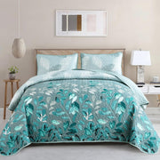 Crafted Quilted Bedspread and Pillowcases Set: A Testament to Elegance - Queen size V745-MAC090452Q13U