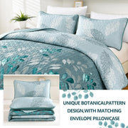 Crafted Quilted Bedspread and Pillowcases Set: A Testament to Elegance - Queen size V745-MAC090452Q13U