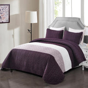 Radiant Quilted coverlet and pillowcovers set: Brighten Any Room - Queen size V745-MAC090478Q13U