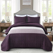 Radiant Quilted coverlet and pillowcovers set: Brighten Any Room - Queen size V745-MAC090478Q13U