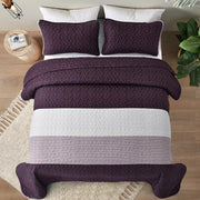 Radiant Quilted coverlet and pillowcovers set: Brighten Any Room - Queen size V745-MAC090478Q13U