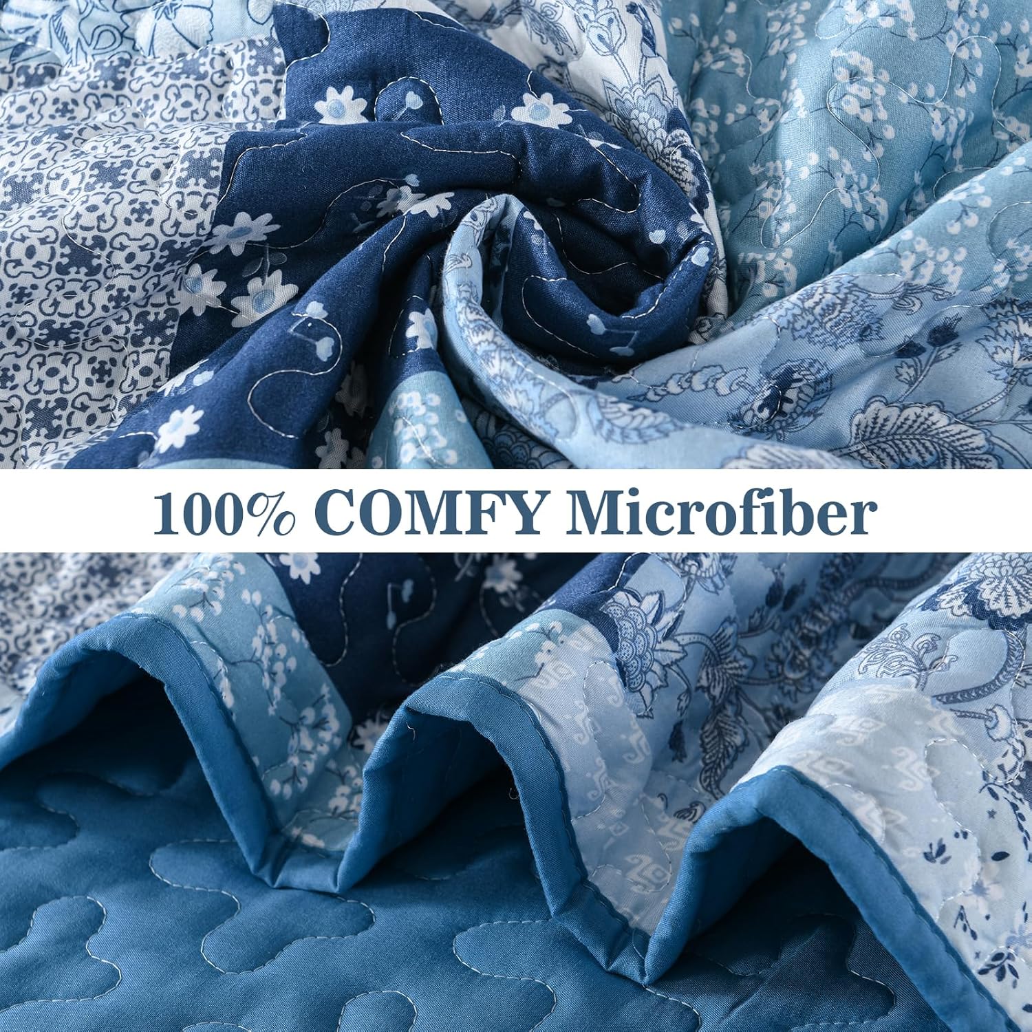 Charming Quilted coverlet and pillowcovers set: Timeless Appeal - Queen size V745-MAC090522Q13U