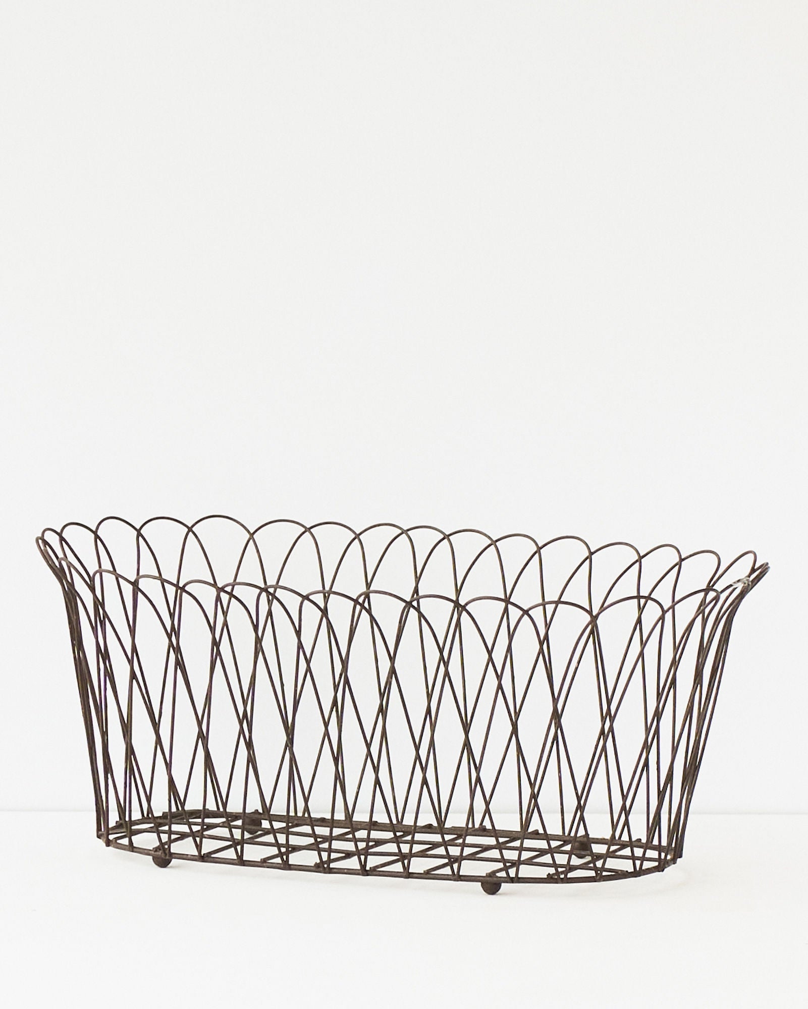 casa-verde-wire-planter-alfabia-double-rust V758-CV05067R
