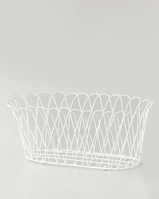 casa-verde-wire-planter-alfabia-double-antique-white V758-CV05067W