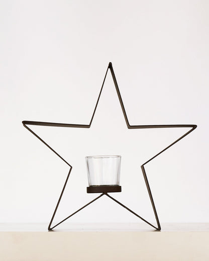 casa-verde-shaker-star-with-votive-rust-29-x-5-x-27cm V758-CV05151