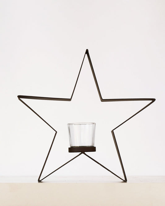 casa-verde-shaker-star-with-votive-rust-29-x-5-x-27cm V758-CV05151