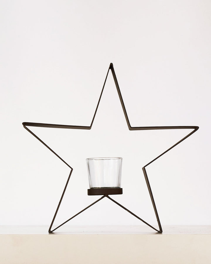 casa-verde-shaker-star-with-votive-rust-29-x-5-x-27cm V758-CV05151