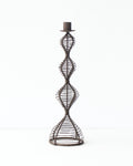 casa-verde-wire-candlestick-dakar-antique-rust-30cm V758-CV05165
