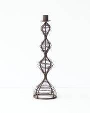 casa-verde-wire-candlestick-dakar-antique-rust-30cm V758-CV05165