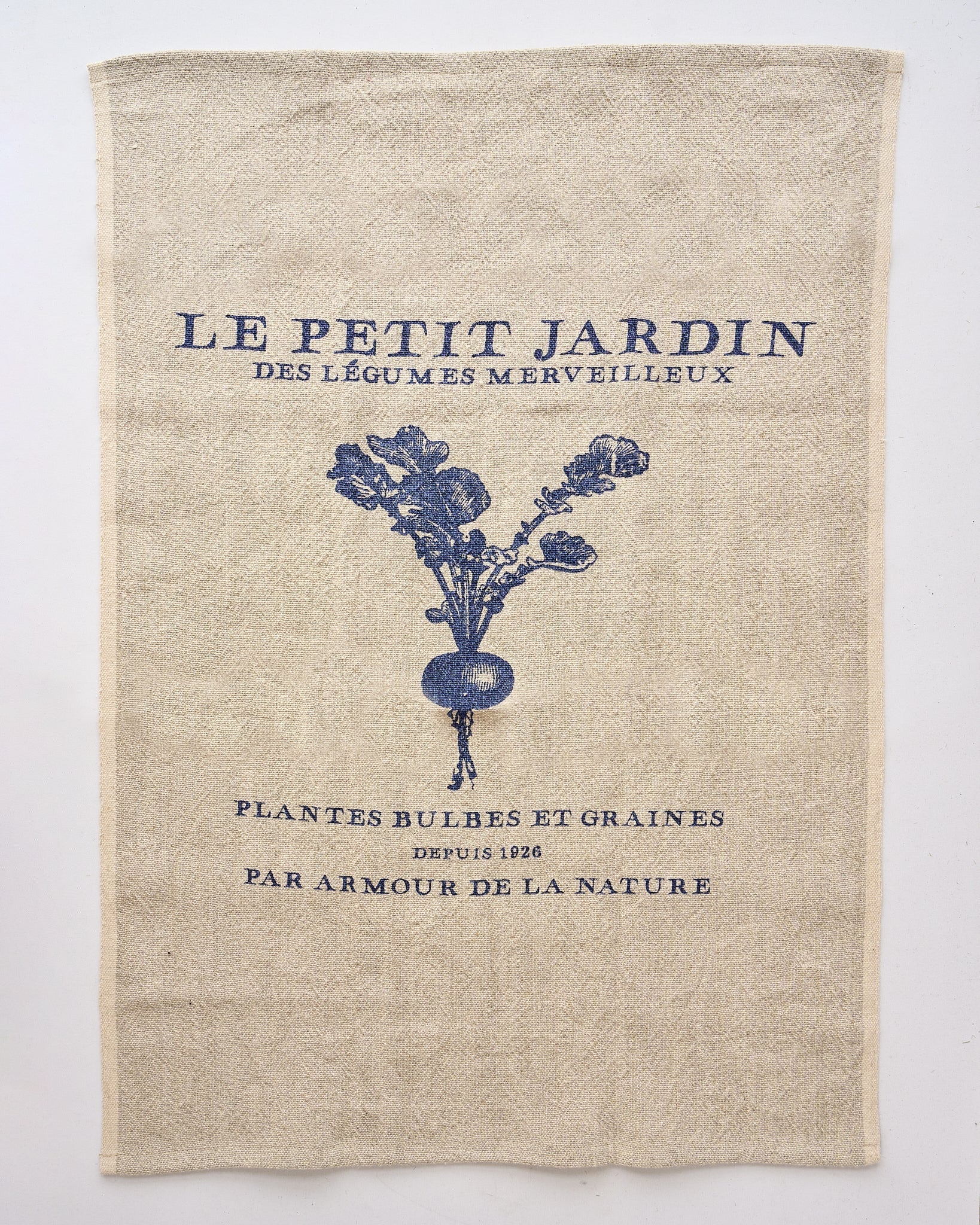 casa-verde-tea-towel-vintage-linen-cott-petit-jardin V758-CV12036