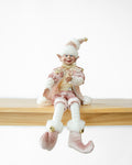 LUXURY CHRISTMAS ELF PINK GOLD 51CM V758-X3537