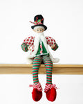 LUXURY CHRISTMAS CAROLLER ELF GREEN/RED 65CM V758-X3543