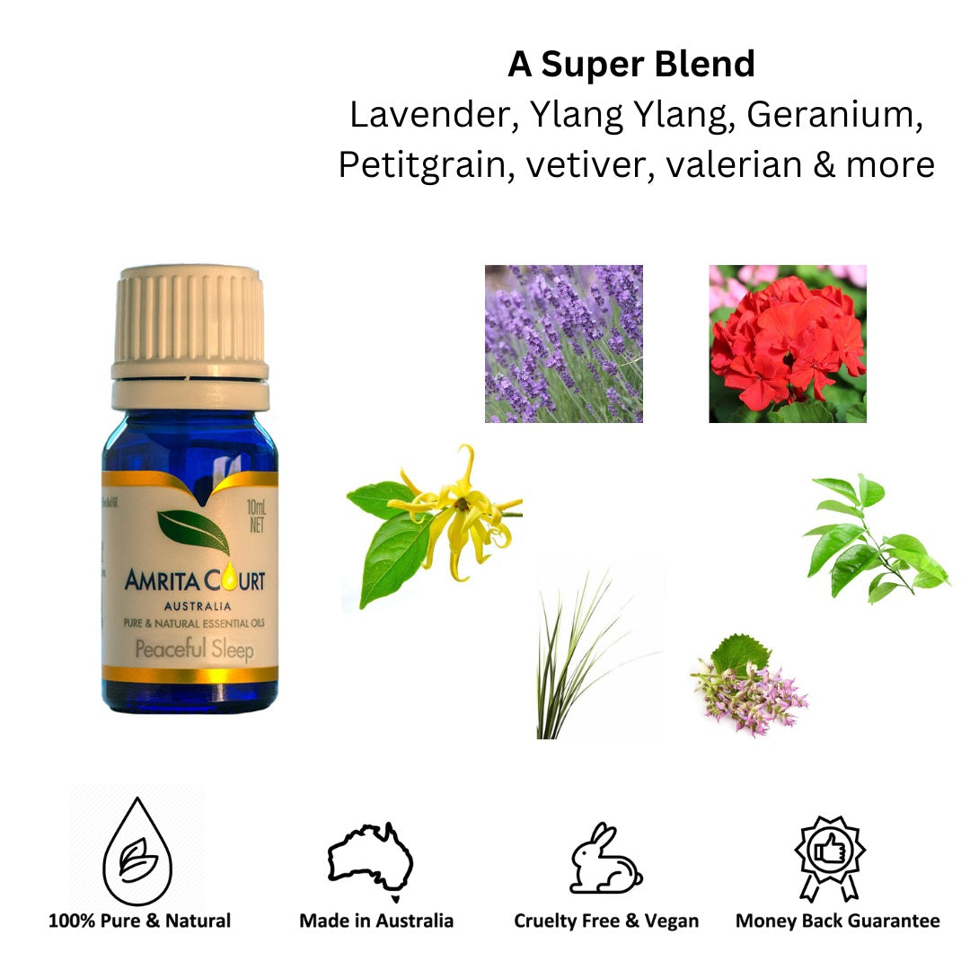 Amrita Court Pure and Essential Oils Peaceful Sleep 10ml V760-A-3