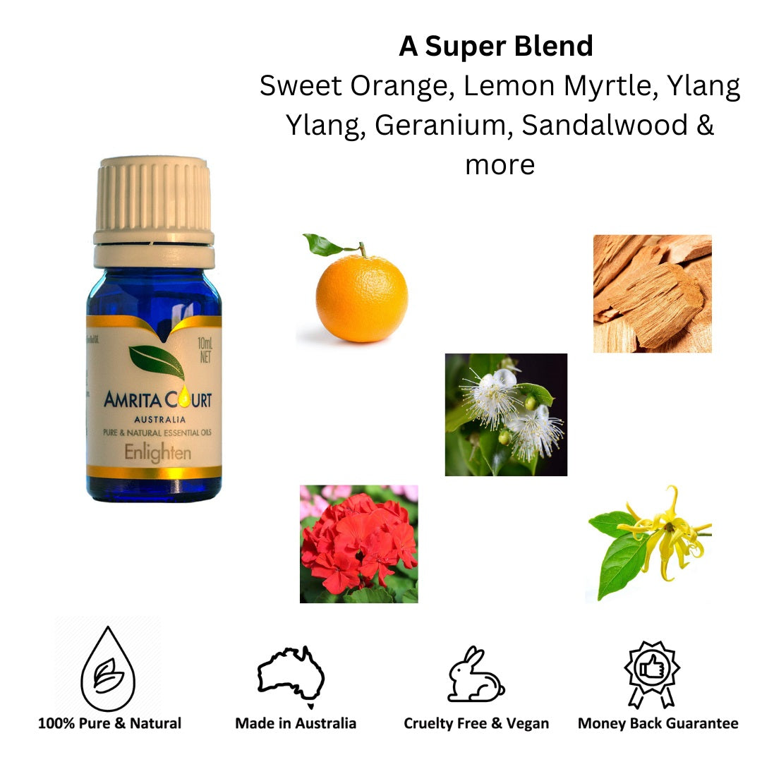 Amrita Court Pure and Essential Oils Enlighten 10ml V760-A-4