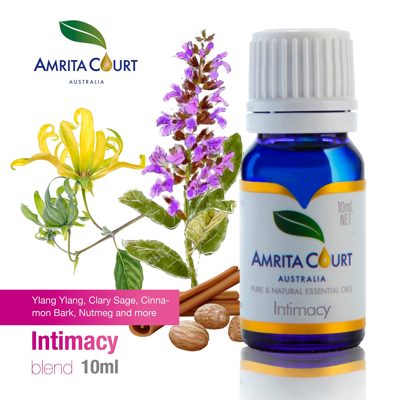 Amrita Court Pure and Essential Oils Intimacy 10ml V760-A-5