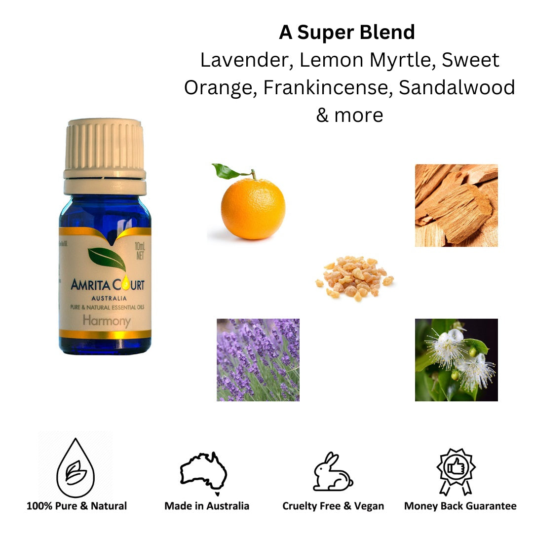 Amrita Court Pure and Essential Oils Harmony 10ml V760-A-6