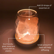 Aurora Crystal Diffuser - Rose Quartz V760-CGL-1