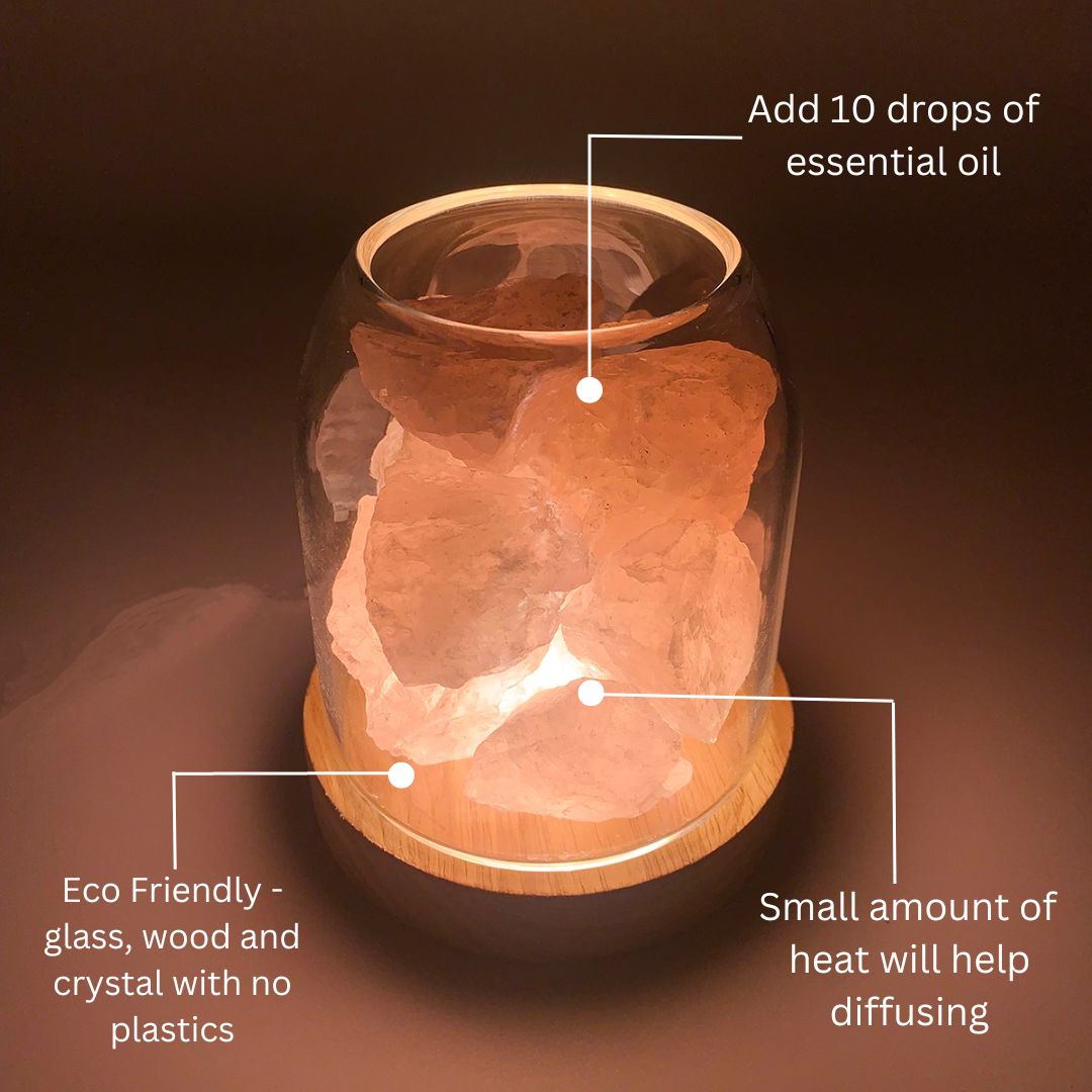 Aurora Crystal Diffuser - Rose Quartz V760-CGL-1