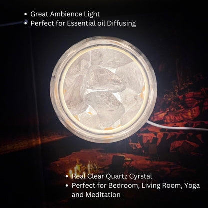 Aurora Crystal Diffuser - Clear Quartz V760-CGL-2