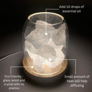 Aurora Crystal Diffuser - Clear Quartz V760-CGL-2