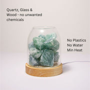Aurora Crystal Diffuser - Green Calcite V760-CGL-4