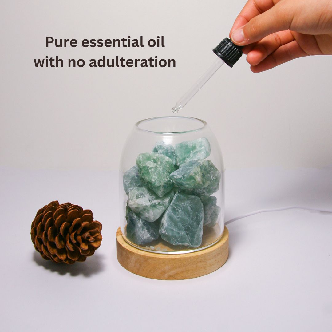 Aurora Crystal Diffuser - Green Calcite V760-CGL-4
