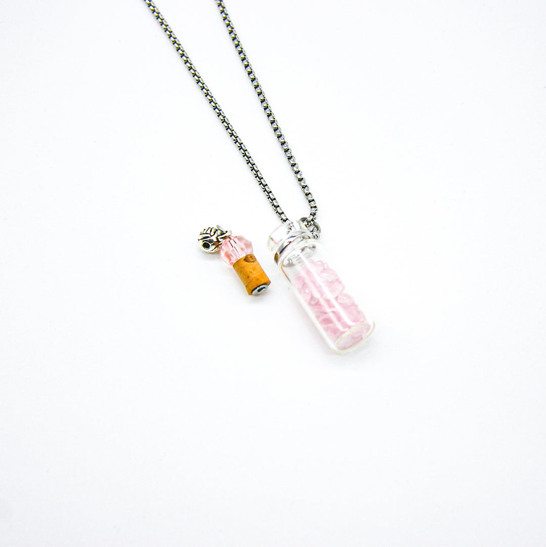 Gift Box - Crystal Bottle (Rose Quartz) + Purify Oil Blend V760-GBAJ - 17