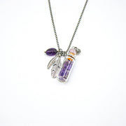 Gift Box - Crystal Bottle (Amethyst) + Purify Oil Blend V760-GBAJ - 18