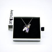 Gift Box - Crystal Bottle (Amethyst) + Purify Oil Blend V760-GBAJ - 18