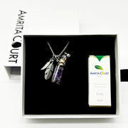 Gift Box - Crystal Bottle (Amethyst) + Purify Oil Blend V760-GBAJ - 18