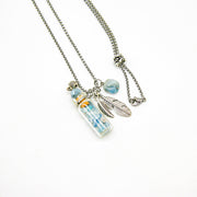 Gift Box - Crystal Bottle (Aquamarine) + Purify Oil Blend V760-GBAJ - 19