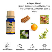 Gift Box - Crystal Bottle (Aquamarine) + Purify Oil Blend V760-GBAJ - 19