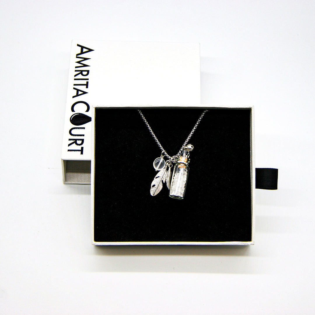 Gift Box - Crystal Bottle (Clear Quartz) + Purify Oil Blend V760-GBAJ - 20