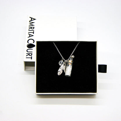 Gift Box - Crystal Bottle (Clear Quartz) + Purify Oil Blend V760-GBAJ - 20
