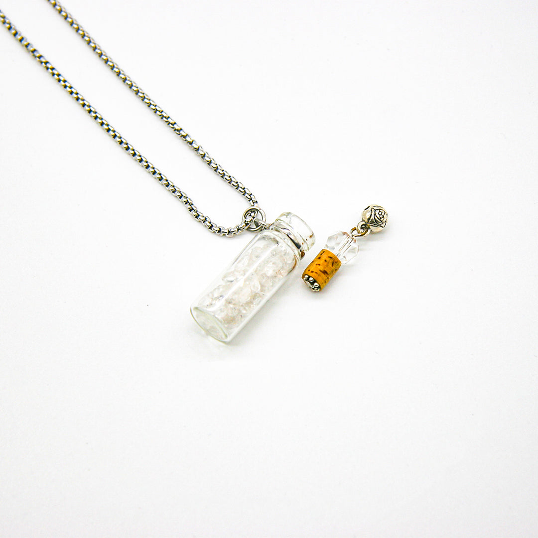 Gift Box - Crystal Bottle (Clear Quartz) + Purify Oil Blend V760-GBAJ - 20