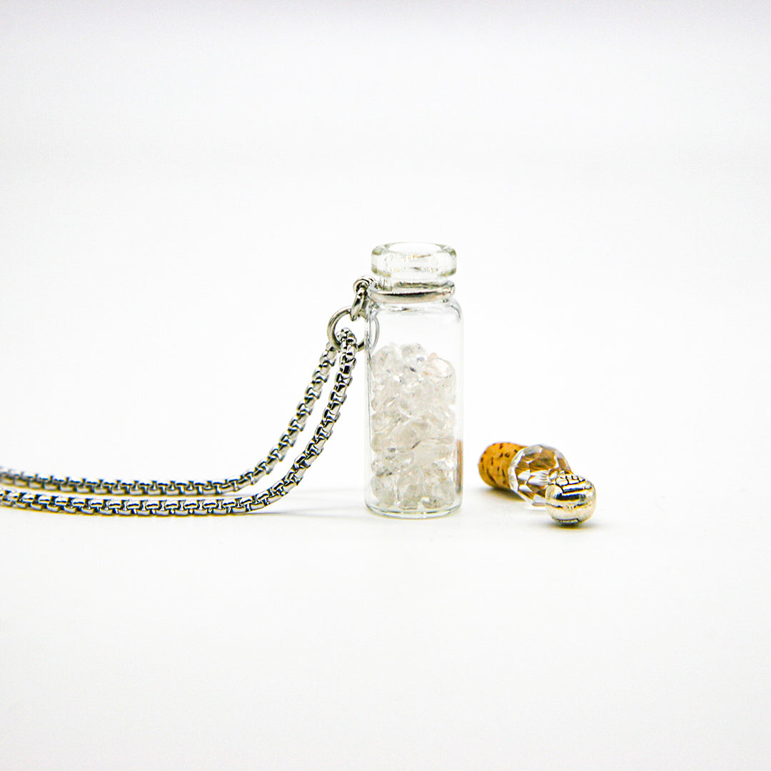 Gift Box - Crystal Bottle (Clear Quartz) + Purify Oil Blend V760-GBAJ - 20