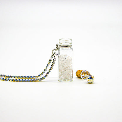 Gift Box - Crystal Bottle (Clear Quartz) + Purify Oil Blend V760-GBAJ - 20