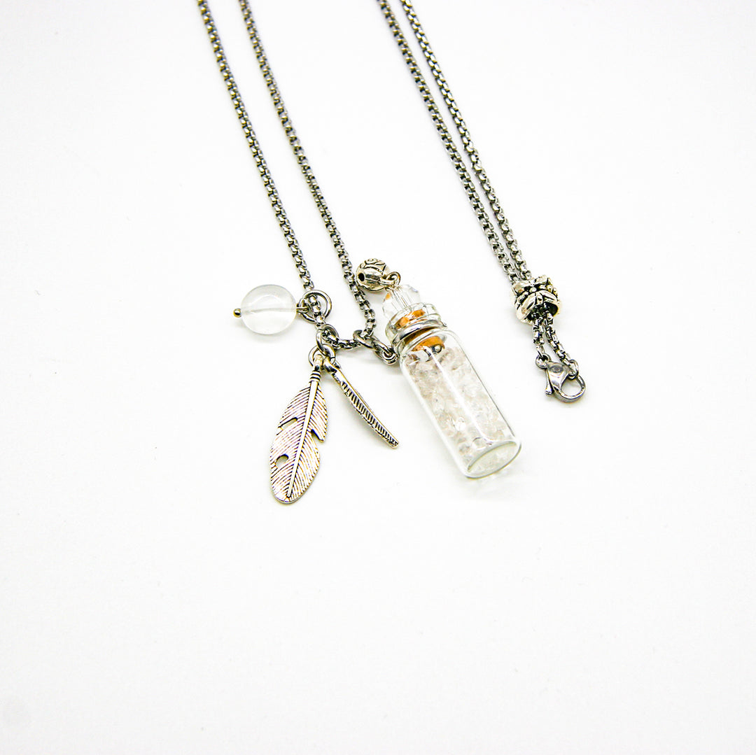 Gift Box - Crystal Bottle (Clear Quartz) + Purify Oil Blend V760-GBAJ - 20