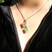 Gift Box - Crystal Bottle (Green Calcite) + Purify Oil Blend V760-GBAJ - 21