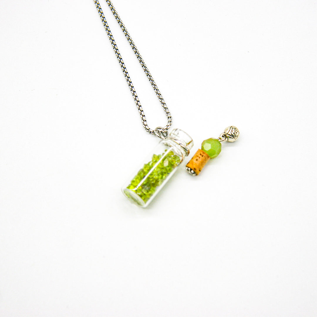 Gift Box - Crystal Bottle (Green Calcite) + Purify Oil Blend V760-GBAJ - 21