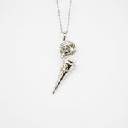 Gift Box - Cone White Gold Aroma Necklace + Purify Oil Blend V760-GBAJ - 22