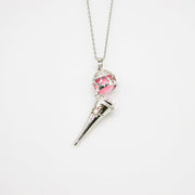 Gift Box - Cone White Gold Aroma Necklace + Purify Oil Blend V760-GBAJ - 22