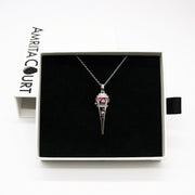 Gift Box - Cone White Gold Aroma Necklace + Purify Oil Blend V760-GBAJ - 22