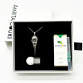 Gift Box - Cone White Gold Aroma Necklace + Purify Oil Blend V760-GBAJ - 22