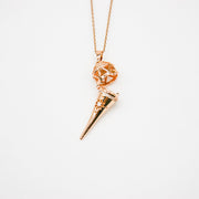 Gift Box - Cone Rose Gold Aroma Necklace + Purify Oil Blend V760-GBAJ - 23