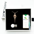Gift Box - Cone Rose Gold Aroma Necklace + Purify Oil Blend V760-GBAJ - 23