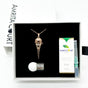 Gift Box - Cone Rose Gold Aroma Necklace + Purify Oil Blend V760-GBAJ - 23