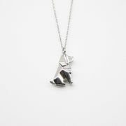 Gift Box - Dog White Gold Aroma Necklace + Purify Oil Blend V760-GBAJ - 26