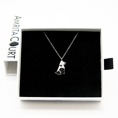 Gift Box - Dog White Gold Aroma Necklace + Purify Oil Blend V760-GBAJ - 26