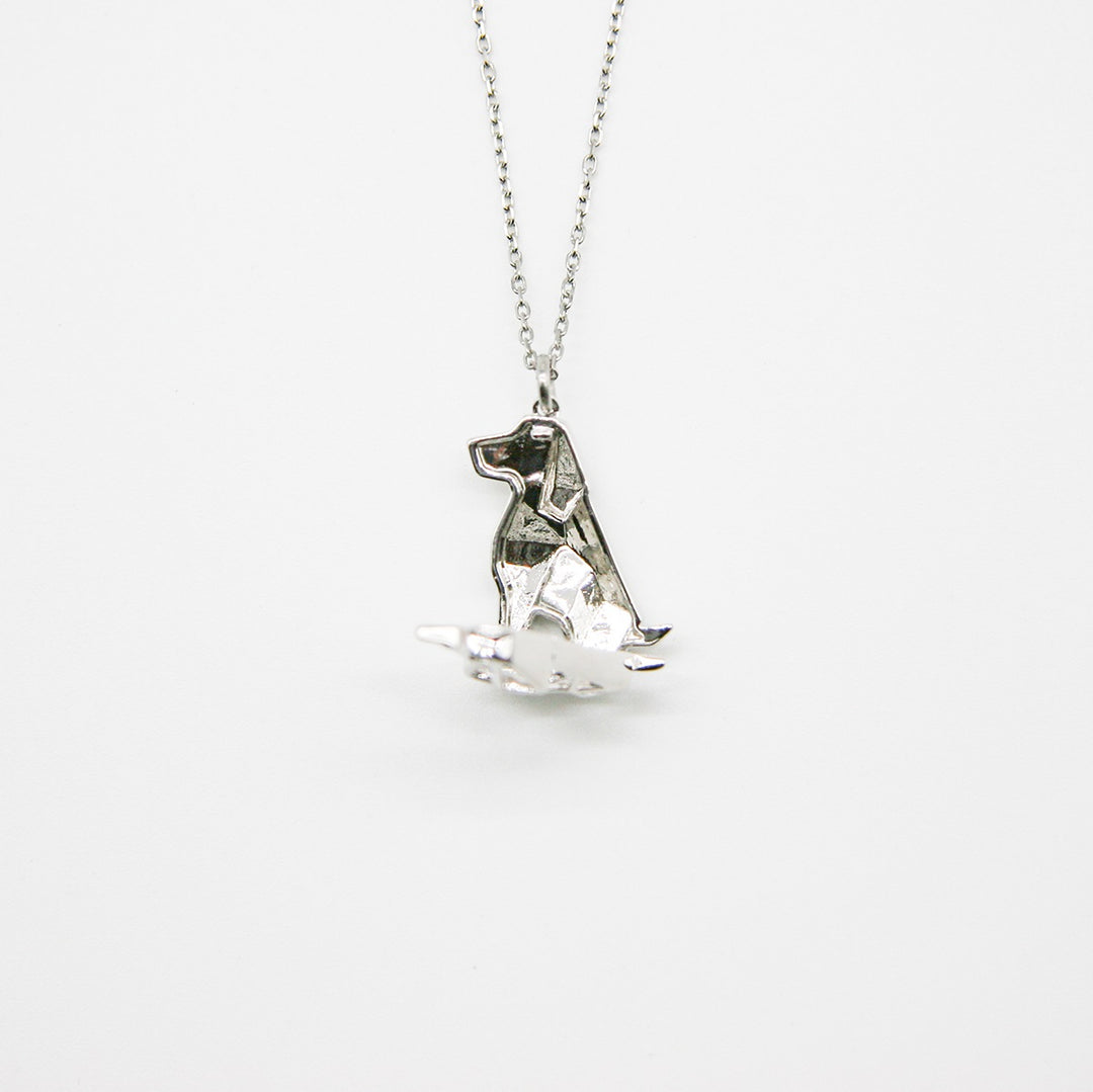 Gift Box - Dog White Gold Aroma Necklace + Purify Oil Blend V760-GBAJ - 26